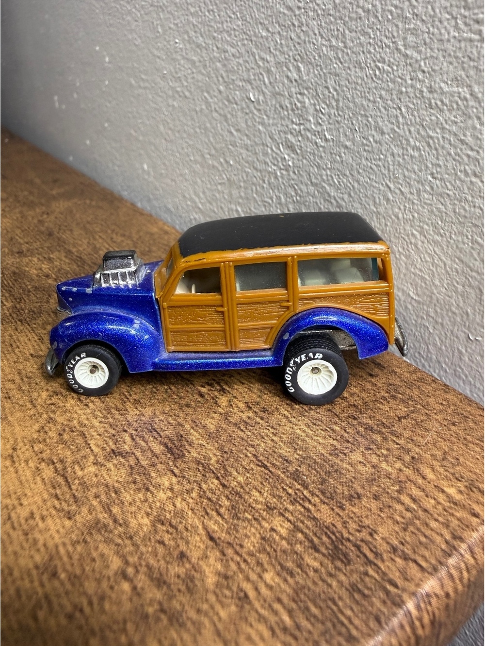 Vintage Hot Wheels 1983 '40s Ford Woodie Hi-Rakers Real Riders Goodyear Tires